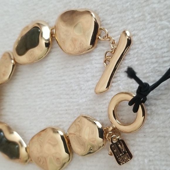 New Robert Lee Morris Soho Sculpted Link Bracelet - Picture 5 of 7